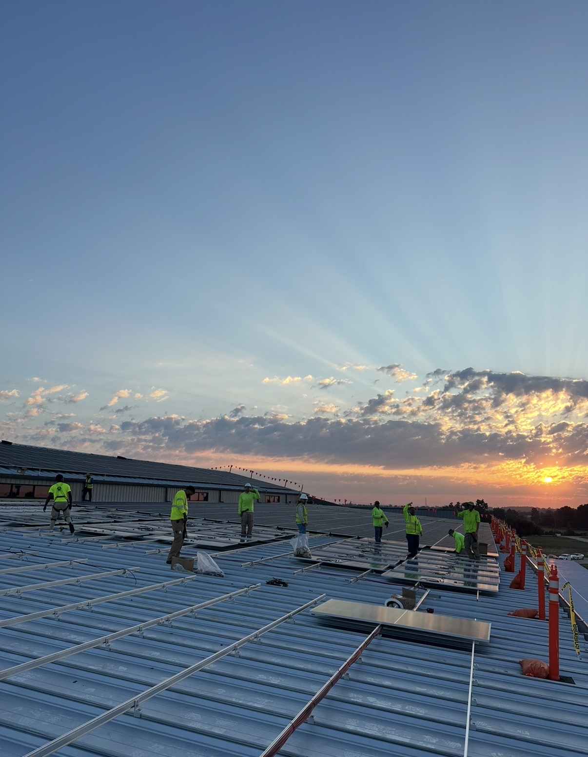 Spear roof crew